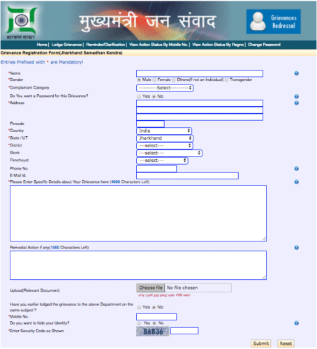 jharkhand jan samadhan