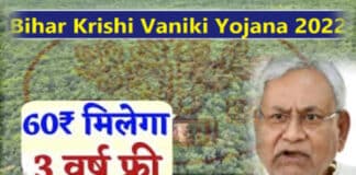 बिहार मुख्यमंत्री कृषि वानिकी योजना 2022 आवेदन प्रक्रिया / Bihar Mukyamantri Krishi Vaniki Yojana 2022 Bihar Mukyamantri Krishi Vaniki Yojana 2022