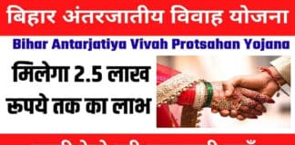 बिहार अंतरजातीय विवाह प्रोत्साहन योजना 2022 में आवेदन कैसे करें? / Bihar Antarjatiya Vivah Protsahan Yojana 2022 Bihar Antarjatiya Vivah Protsahan Yojana 2022