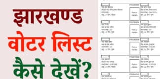 झारखंड मतदाता सूची 2022 में अपना नाम कैसे देखें / Jharkhand Voter List 2022 Jharkhand Voter List 2022